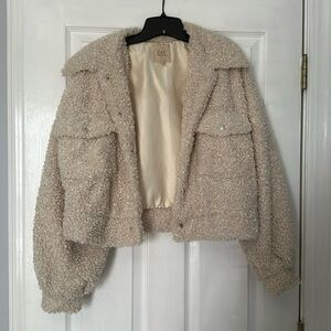 Boutique Fluffy Jacket Size Medium